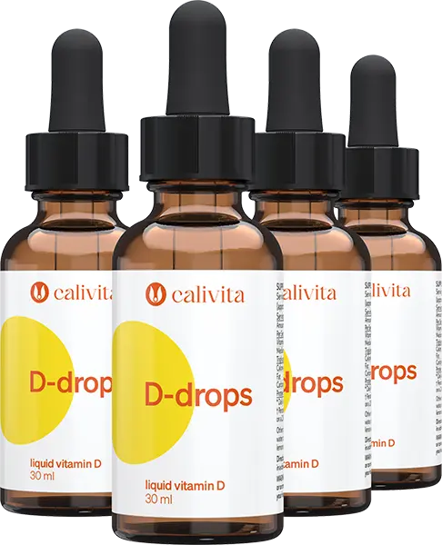 CaliVita D-Drops tečni vitamin D 4 x 30ml